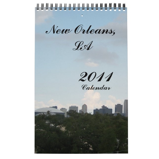 New Orleans, LA, 2011, Calendar (Cover)