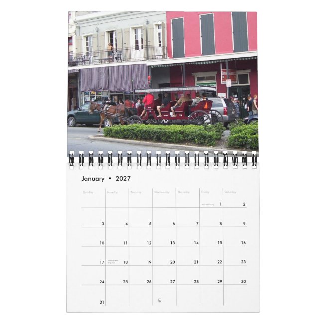 New Orleans, LA, 2012, Calendar (Jan 2027)