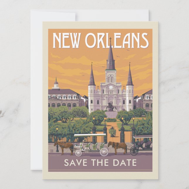 New Orleans, LA | Save the Date (Front)
