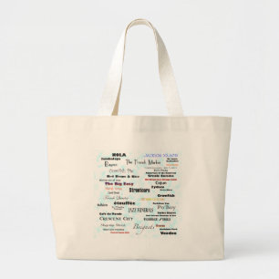 New Orleans Large Tote Bag