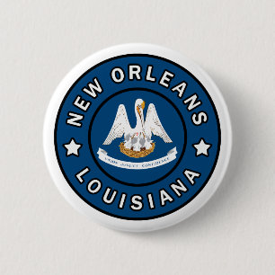 New Orleans Louisiana 6 Cm Round Badge