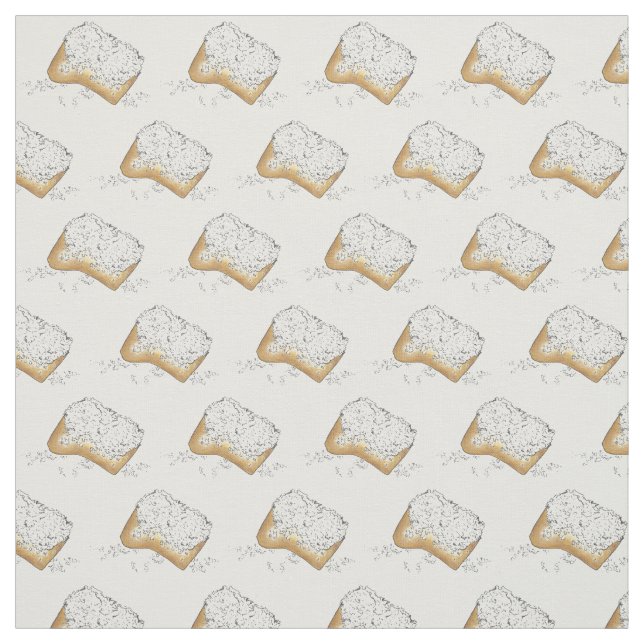 New Orleans Louisiana Beignet Beignets Fabric (Swatch)
