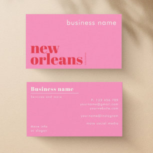 New Orleans Louisiana company Business Card