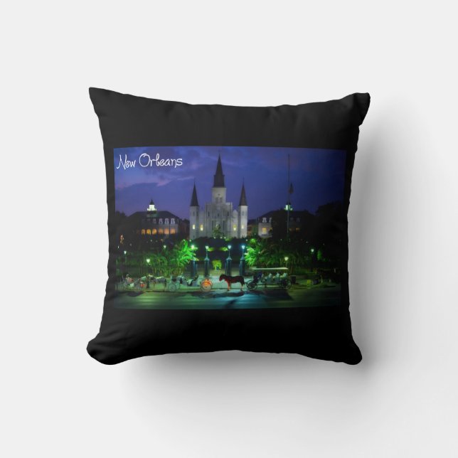 New Orleans Louisiana Cushion (Front)