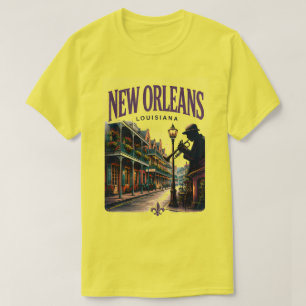 New Orleans Louisiana French Quarter Travel Destin T-Shirt