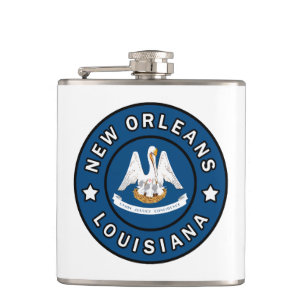New Orleans Louisiana Hip Flask