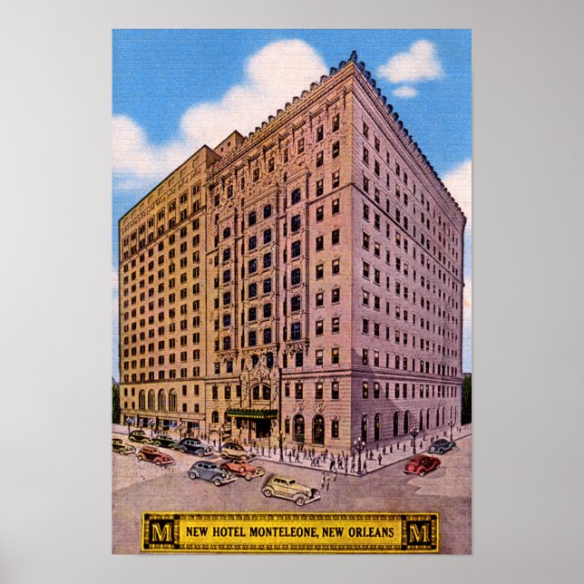 New Orleans Louisiana Hotel Monteleone Poster (Front)