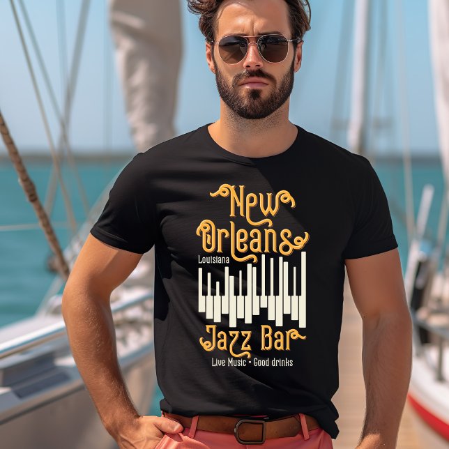 New Orleans Louisiana Jazz Bar T-Shirt (Creator Uploaded)