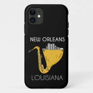 New Orleans Louisiana Jazz Music Gift Saxophone Case-Mate iPhone Case