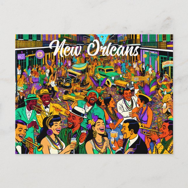 New Orleans, Louisiana Keepsake Postcard (Front)