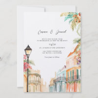 New Orleans Louisiana NOLA Watercolor