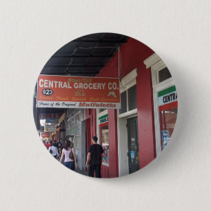 NEW ORLEANS LOUISIANA PAINTINGS DRAWINGS 6 CM ROUND BADGE