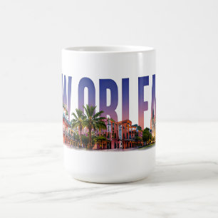 New Orleans Louisiana Skyline City Name Travel Coffee Mug
