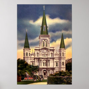 New Orleans Louisiana St Louis Cathedral Poster