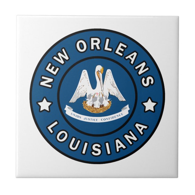 New Orleans Louisiana Tile (Front)