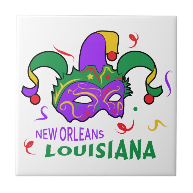 New Orleans Louisiana Tile (Front)