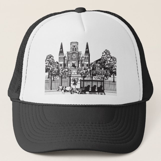 New Orleans, Louisiana Trucker Hat (Front)