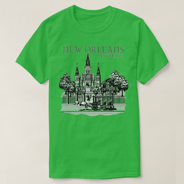 New Orleans Louisiana TShirt (Design Front)