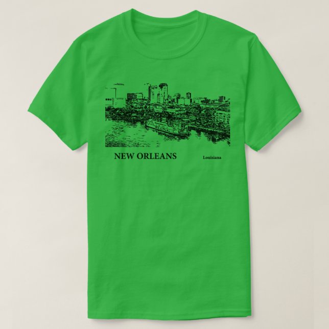New Orleans  Louisiana TShirt - 3 (Design Front)