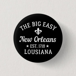 New Orleans Lousiana 3 Cm Round Badge