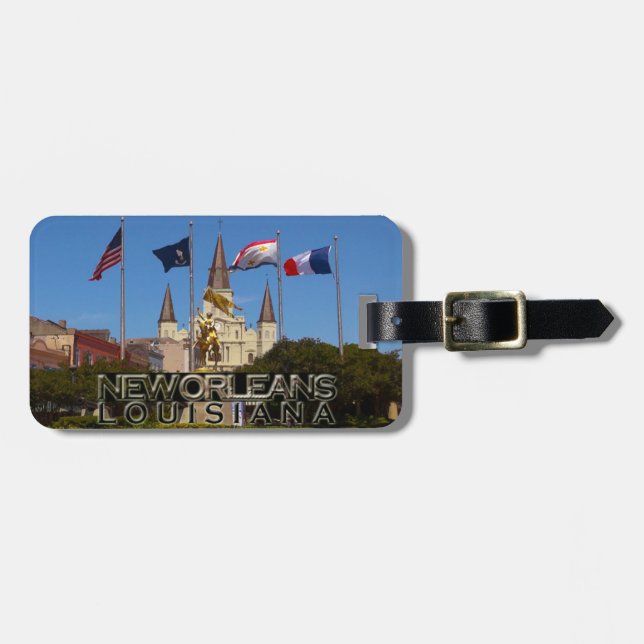 New Orleans Luggage Tag (Front Horizontal)