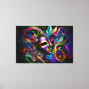 New Orleans Mardi Gras #1 Canvas Print