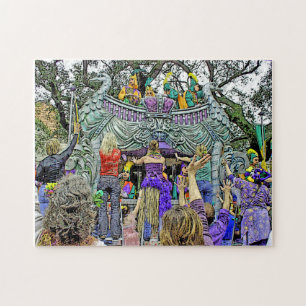 New Orleans Mardi Gras Parade Jigsaw Puzzle