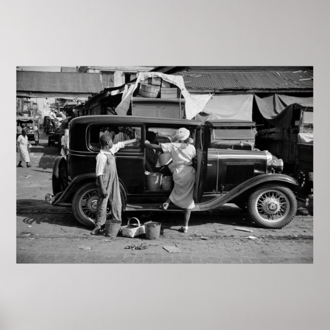 New Orleans Market, 1930s Poster (Front)