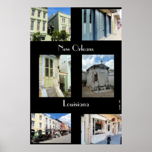 New Orleans Montage Poster