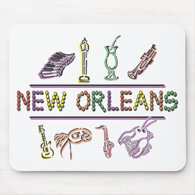 New Orleans Mouse Pad (Front)