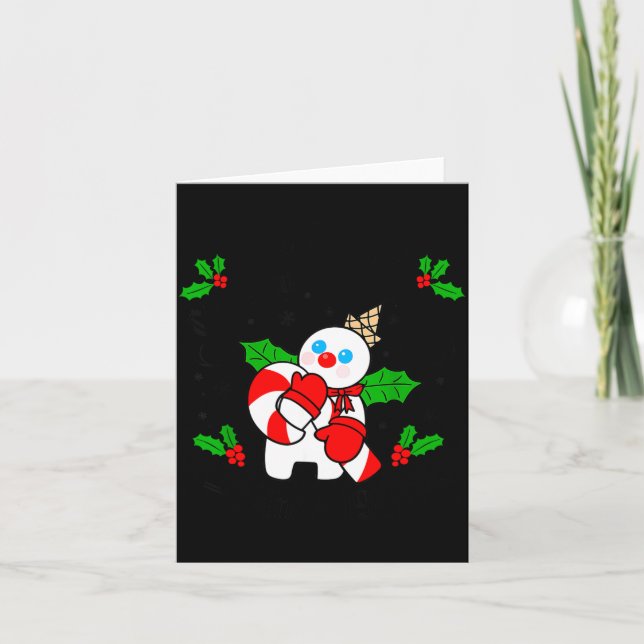 New Orleans Mr Bingle Christmas Tradition Snowman  Card (Front)