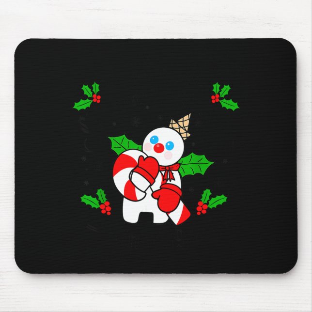 New Orleans Mr Bingle Christmas Tradition Snowman  Mouse Pad (Front)
