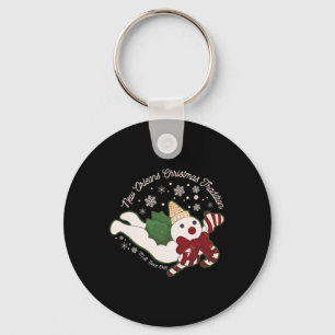 New Orleans Mr Bingle Christmas Tradition Snowmen  Key Ring