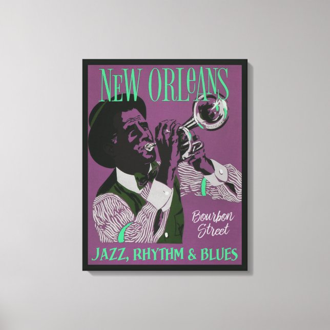 New Orleans Music canvas print (Front)
