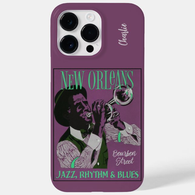 New Orleans Music custom name phone cases (Back)