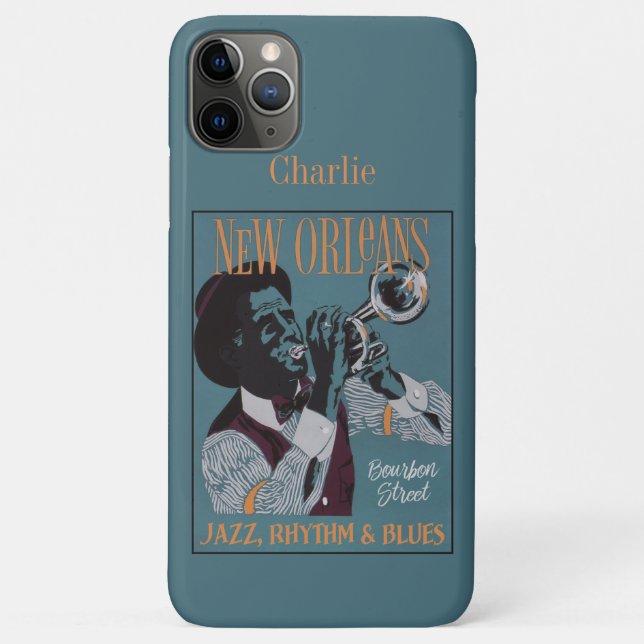 New Orleans Music custom name phone cases (Back)