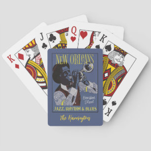 New Orleans Music custom name Playing Cards