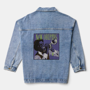 New Orleans Music Denim Jacket
