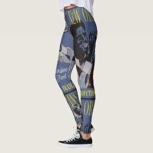 New Orleans Music leggings