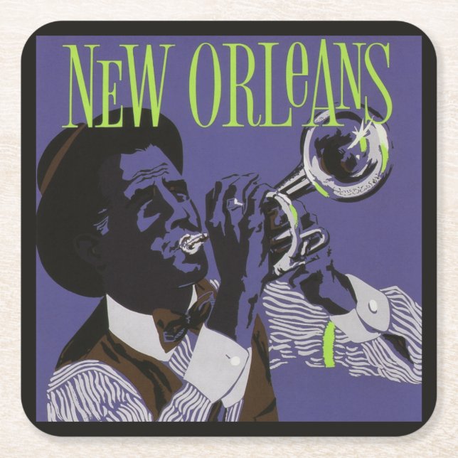 New Orleans Music paper coasters (Front)