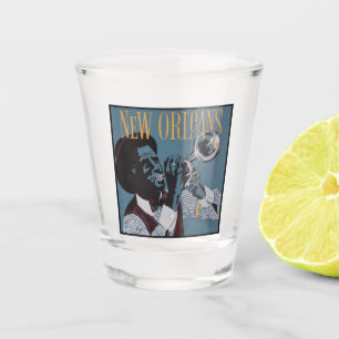 New Orleans Music Shot Glass