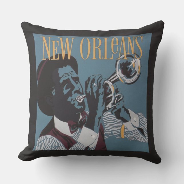 New Orleans Music throw pillows (Front)