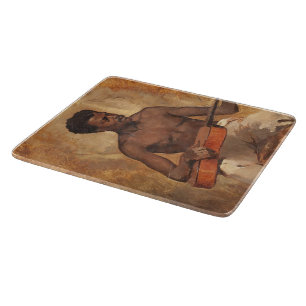 New Orleans Musician (Guitarist) (Francis Millet) Cutting Board