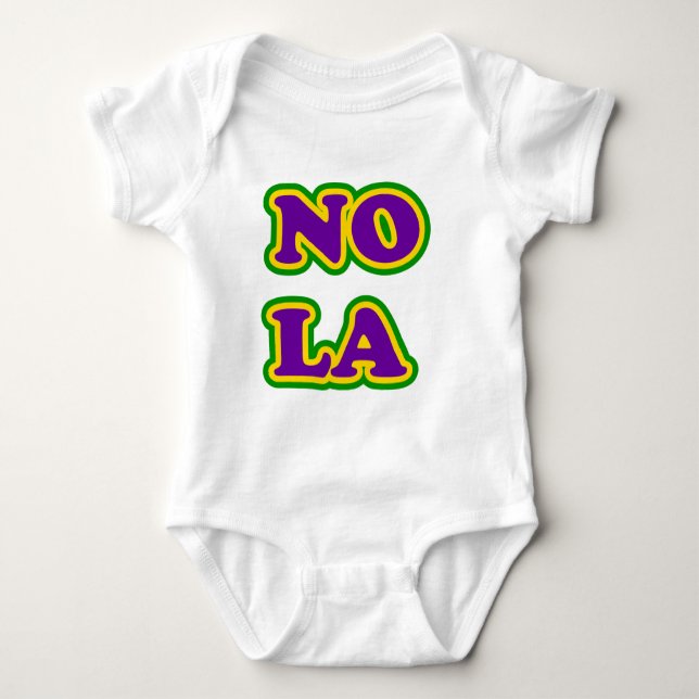 New Orleans NOLA Baby Bodysuit (Front)