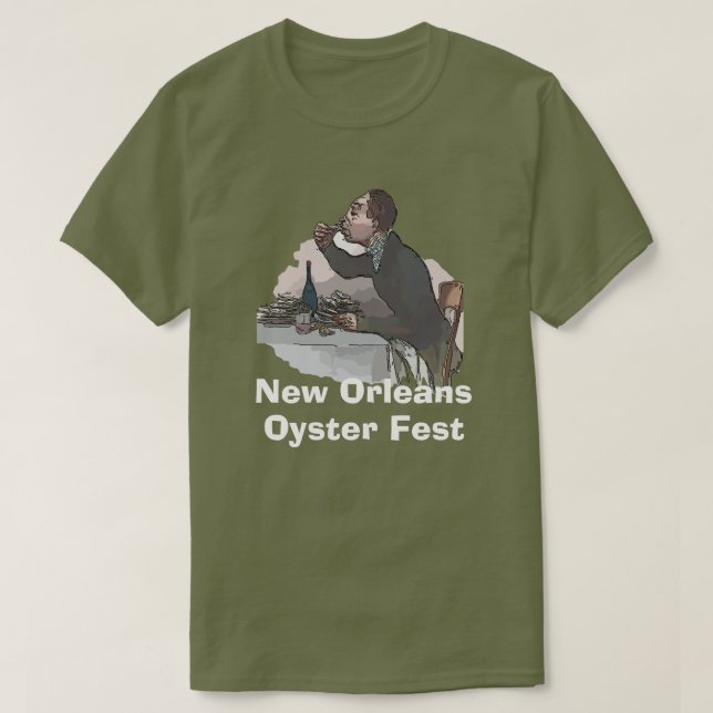 New Orleans Oyster Fest T-Shirt (Design Front)