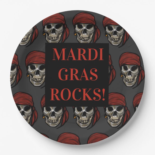 NEW ORLEANS PAPER PLATE (Front)