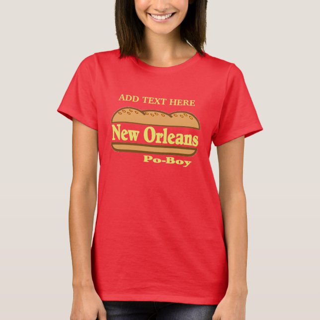 New Orleans Po Boy T-Shirt (Front)