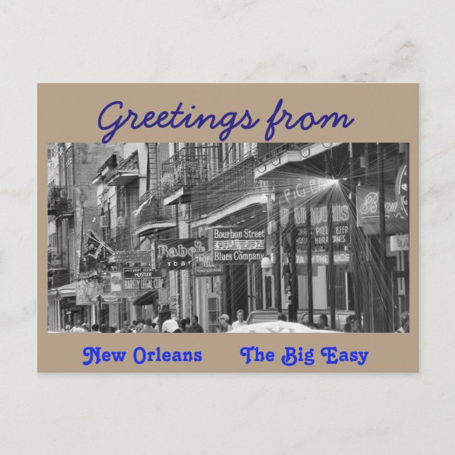 New Orleans - postcard (Front)