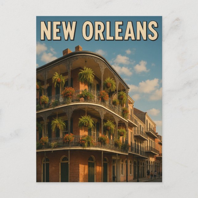 New Orleans Postcard (Front)