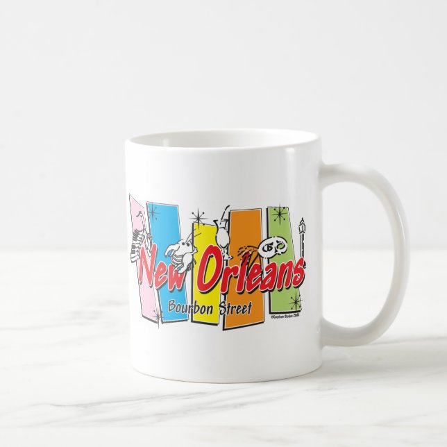 New-Orleans-Retro Coffee Mug (Right)